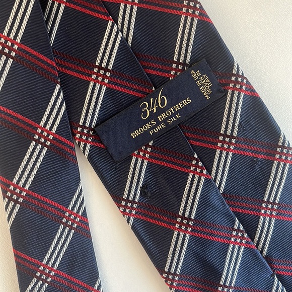 Brooks Brothers Plaid Tie - Picture 2 of 2